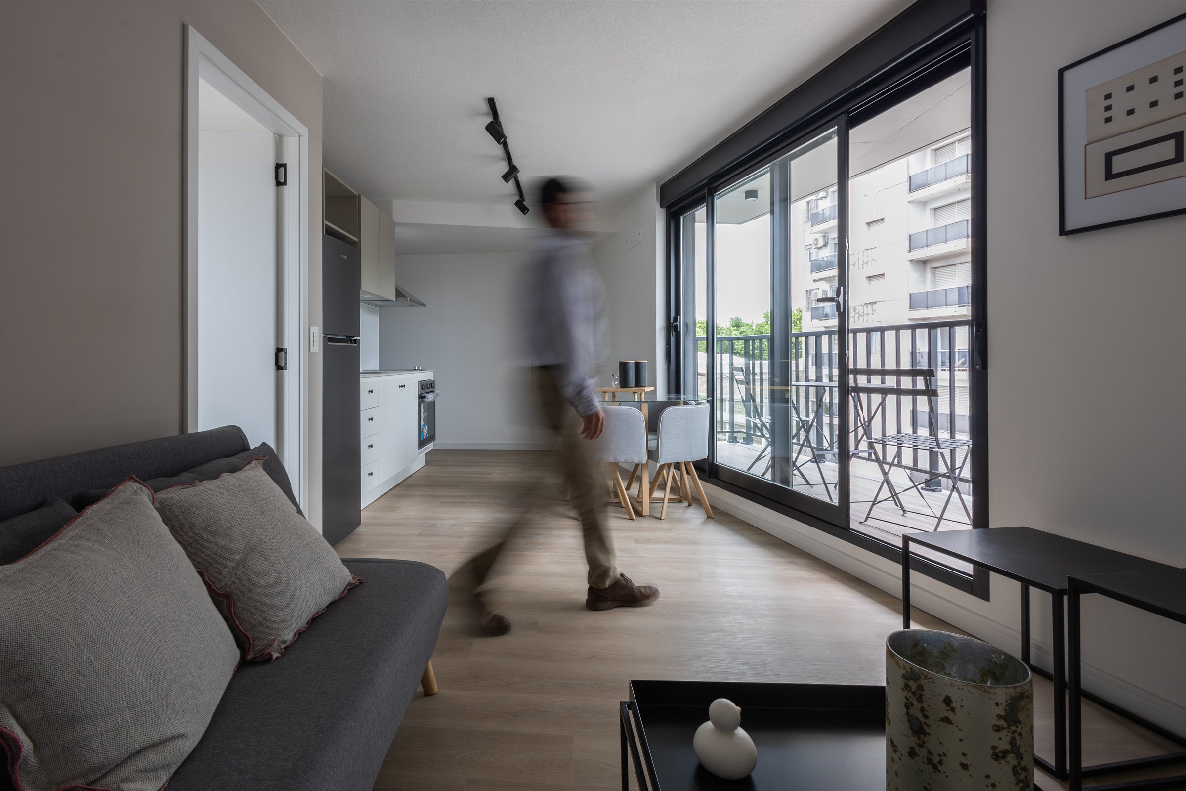 Interior de un apartamento de Alpha Construcciones en Montevideo